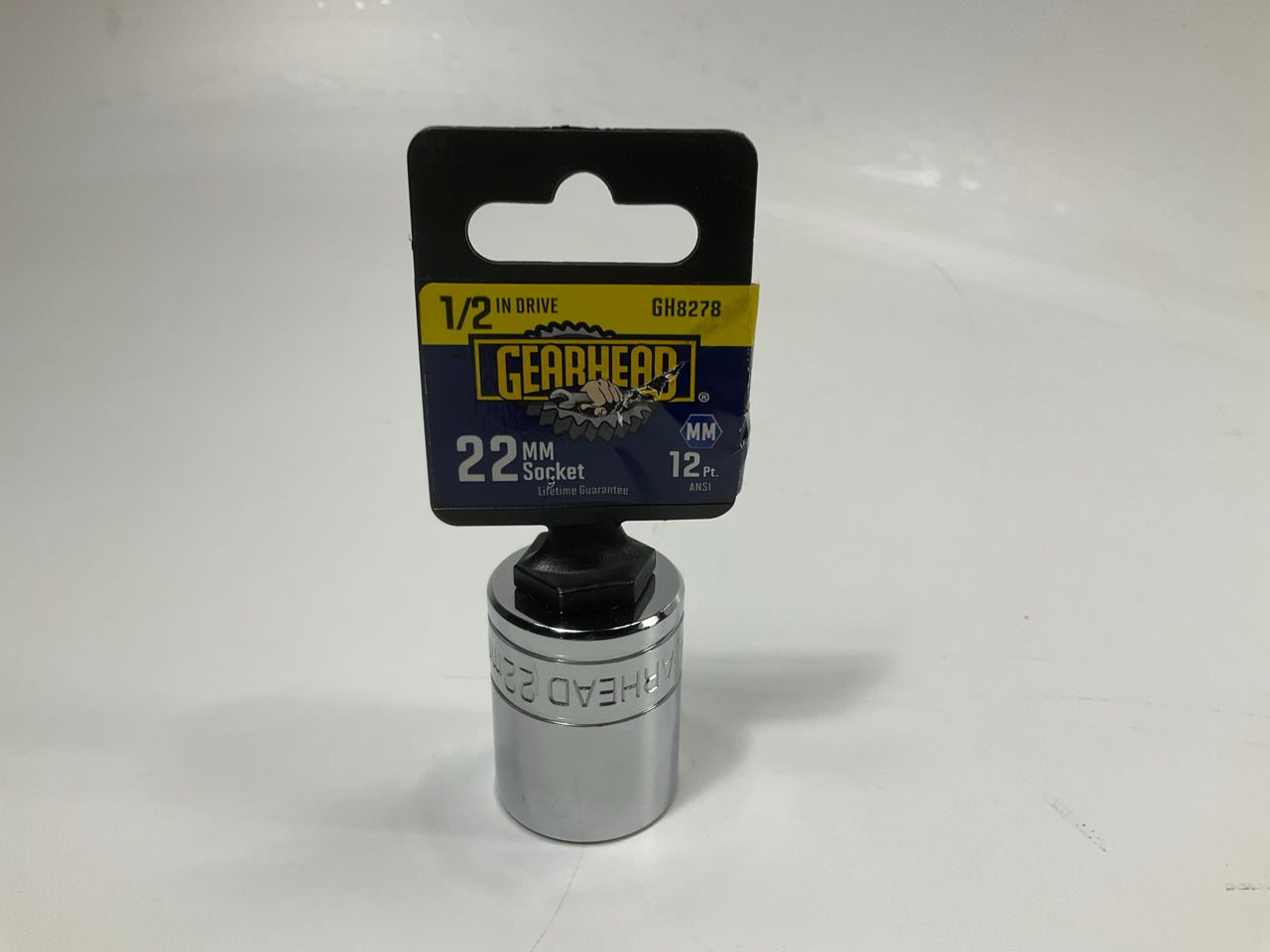 Gearhead GH8278 1/2'' Drive, 12 Point, 22mm Metric Socket