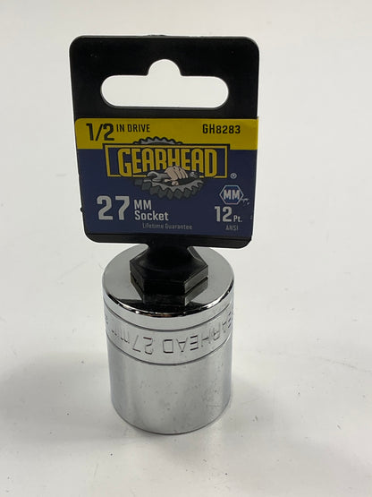 Gearhead GH8283 1/2'' Drive X 27mm 12 Point Socket