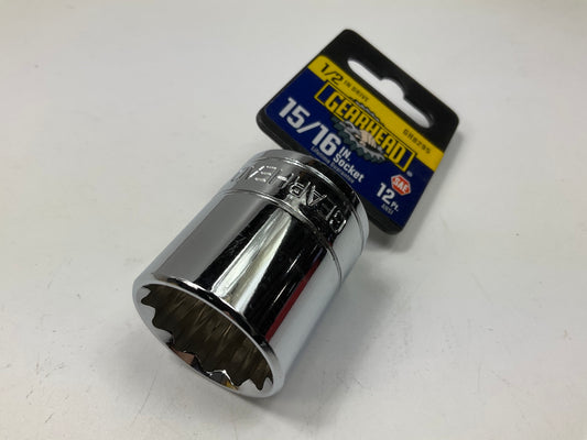 Gearhead GH8295 15/16'' Shallow Socket, 12 Point, 1/2'' Drive