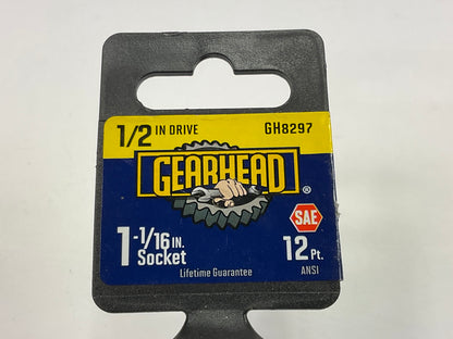 Gearhead GH8297 1/2'' Drive X 1-1/16'' SAE 12 PT Socket