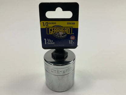 Gearhead GH8300 1/2'' Drive X 1-1/4'' SAE 12PT Socket
