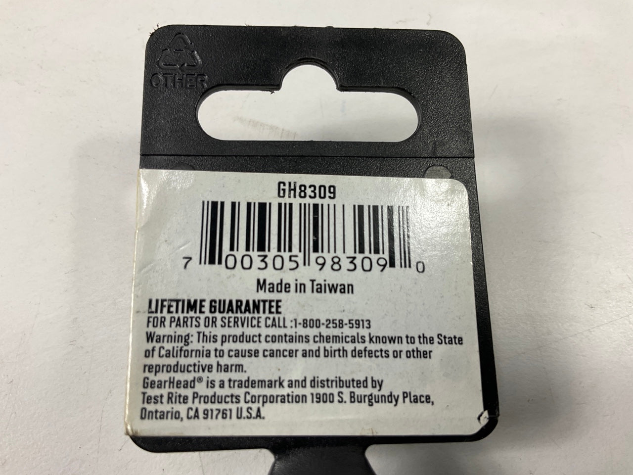 Gearhead GH8309 1/2'' Drive, 1'' Deep Socket