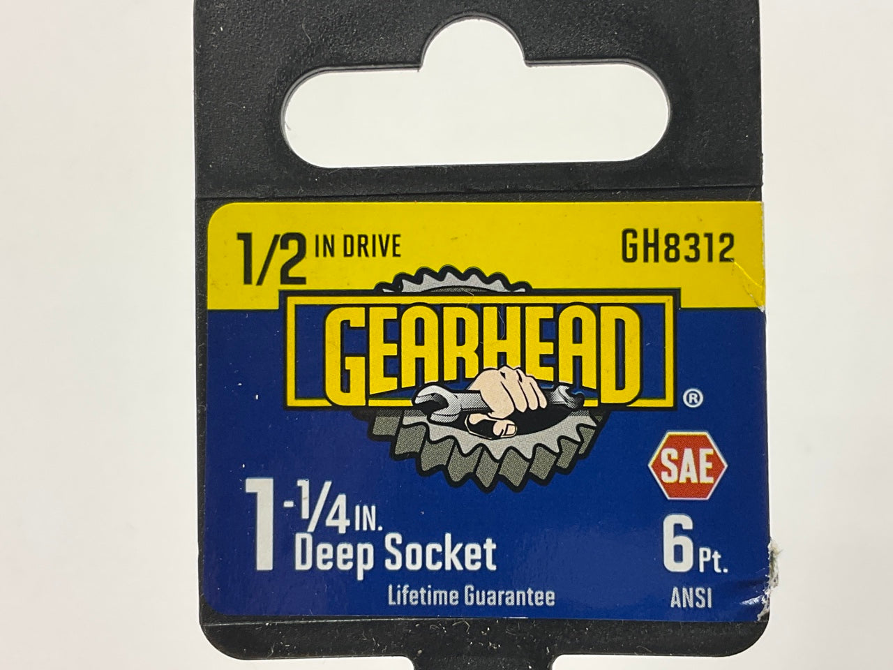 Gearhead GH8312 1/2'' Drive X 1-1/4'' Deep SAE 6PT Socket