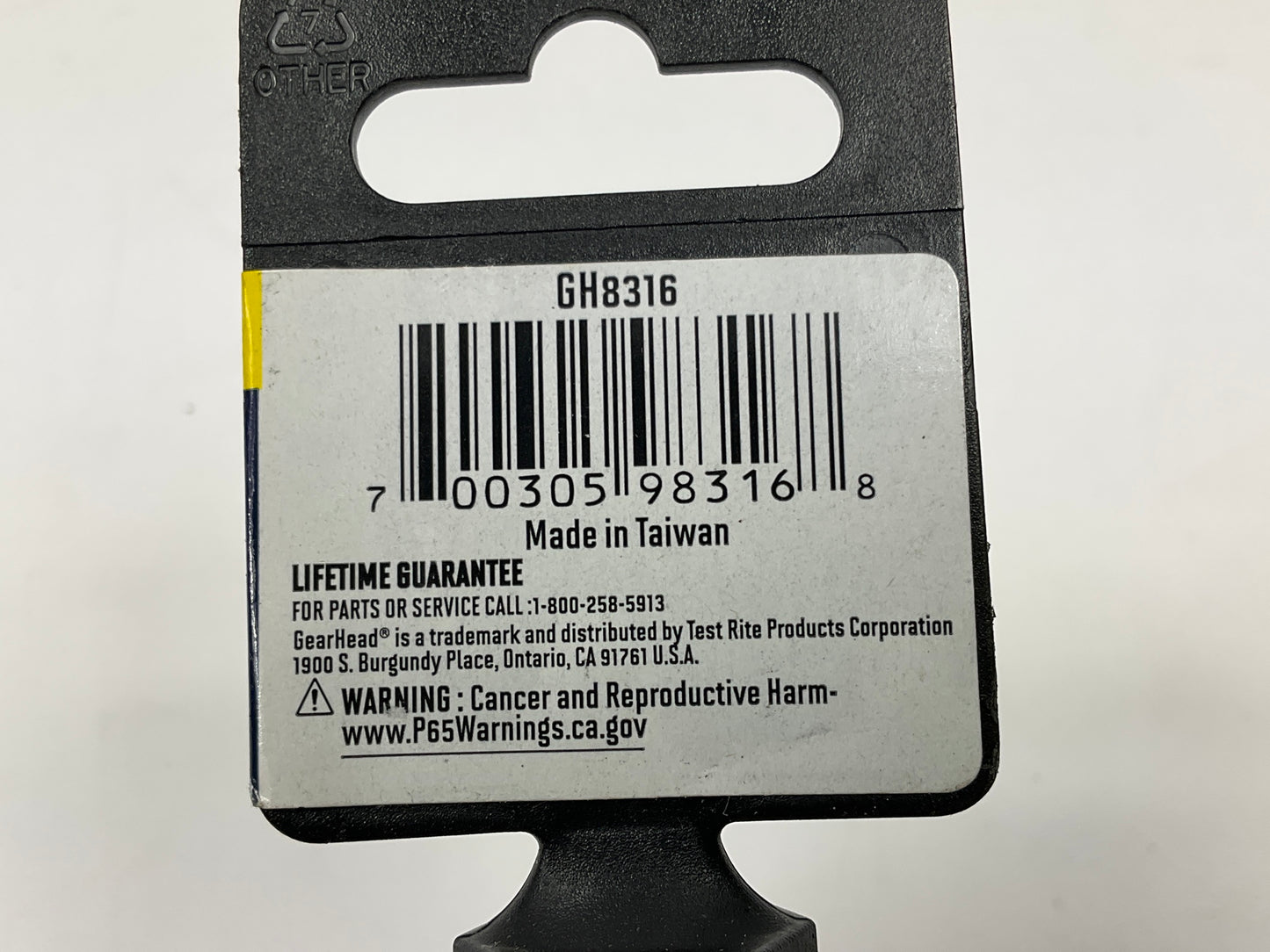 Gearhead GH8316 15mm Deep Socket, 6 Point, 1/2'' Drive