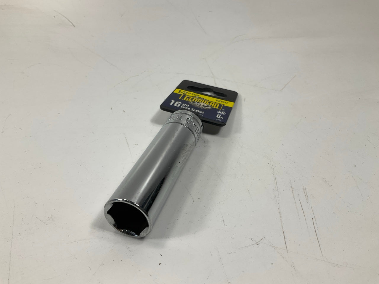 Gearhead GH8317 - 6 Point, 1/2'' Drive, 16MM Deep Socket