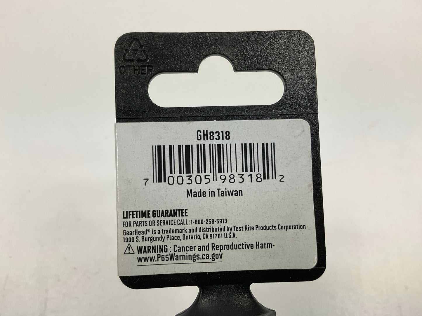 Gearhead GH8318 17mm Deep Socket, 6 Point, 1/2'' Drive
