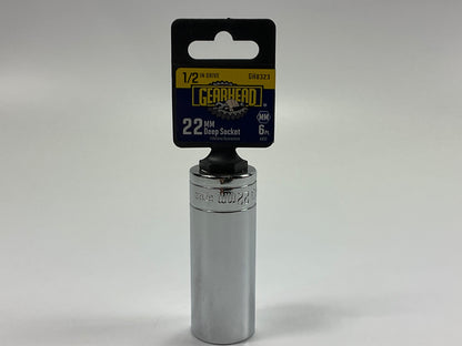 Gearhead GH8323 1/2'' Drive X 22mm Deep, 6PT Socket