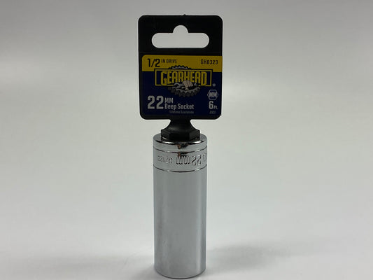 Gearhead GH8323 1/2'' Drive X 22mm Deep, 6PT Socket