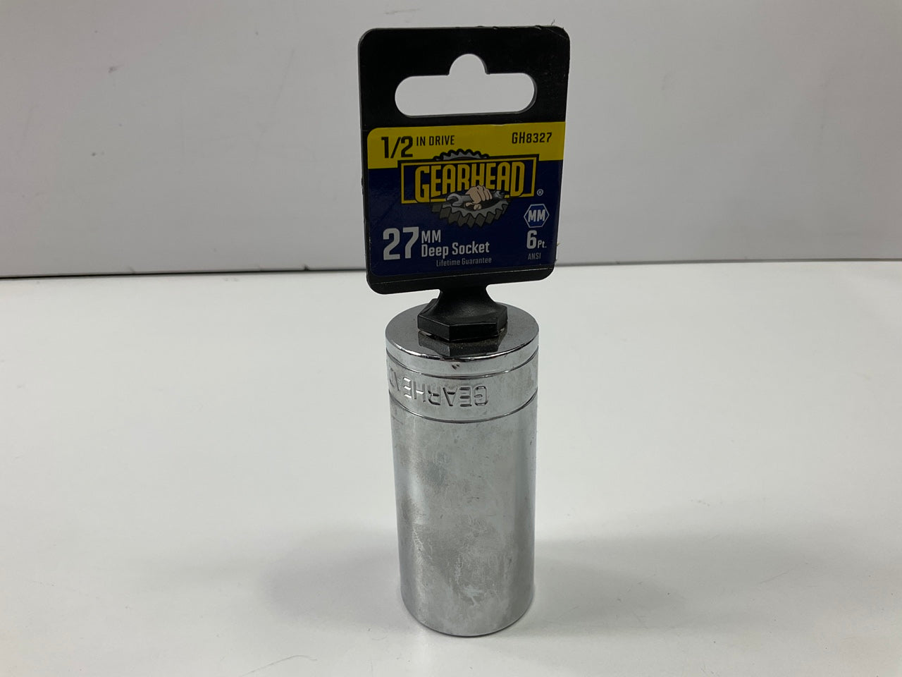 Gearhead GH8327 27mm Deep Socket, 6 Point, 1/2'' Drive