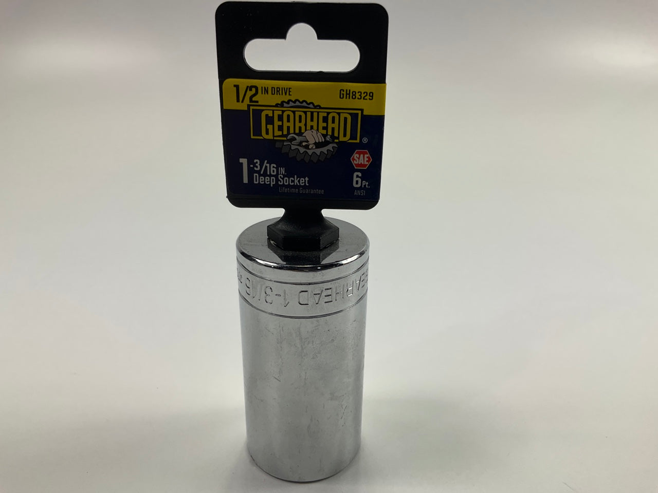 Gearhead GH8329 1-3/16'' Deep Socket, 6 Point, 1/2'' Drive