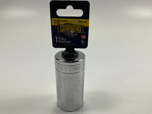 Gearhead GH8329 1-3/16'' Deep Socket, 6 Point, 1/2'' Drive