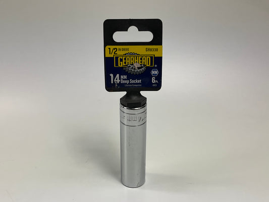 Gearhead GH8330 1/2'' Drive X 14mm Deep Impact Socket, 6 Point