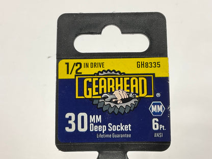 Gearhead GH8335 1/2'' Drive X 30mm Deep, 6PT Socket