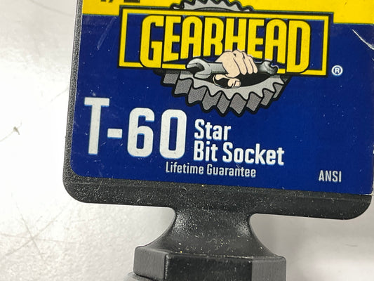 Gearhead GH8363 1/2'' Drive T-60 Star Bit Socket