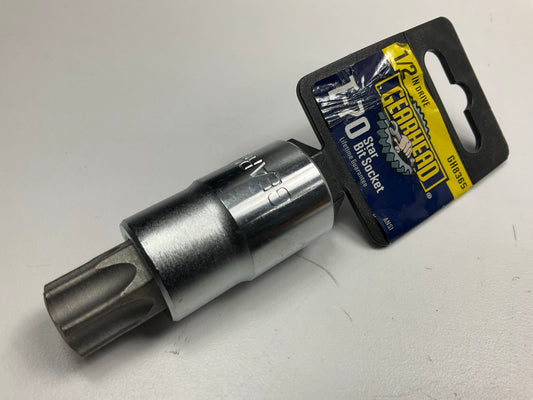 Gearhead GH8365 T-70 Star Bit Socket, 1/2'' Drive