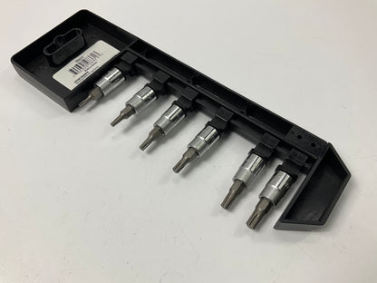 Gearhead GH8371 1/4'' Drive Star Bit Torx Socket Set- 6 Piece