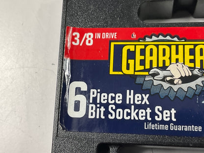 Gearhead GH8372 3/8'' Drive Hex Socket Set, 6-Piece