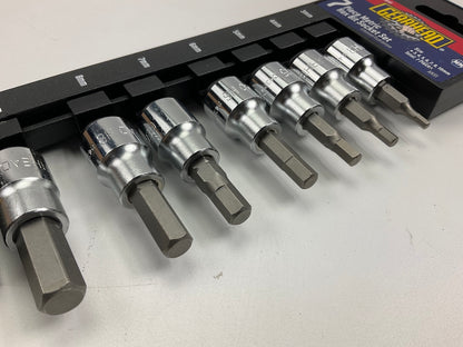 Gearhead GH8374 3/8'' Drive Metric Hex Bit Socket Set, 7-Piece