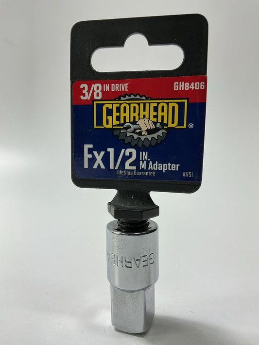 Gearhead GH8406 3/8'' Drive To 1/2'' Socket Adapter
