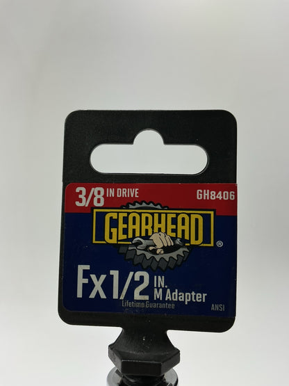 Gearhead GH8406 3/8'' Drive To 1/2'' Socket Adapter