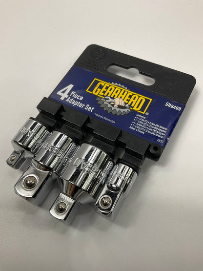 Gearhead GH6409 Adapter Set 1/4'' To 3/8'', 3/8'' To 1/2'', 3/8'' To 1/4'', 1/2 To 3/8