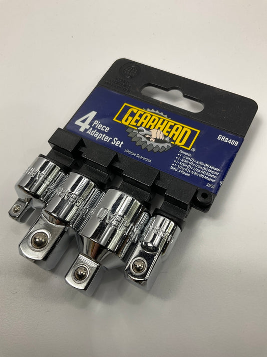 Gearhead GH6409 Adapter Set 1/4'' To 3/8'', 3/8'' To 1/2'', 3/8'' To 1/4'', 1/2 To 3/8