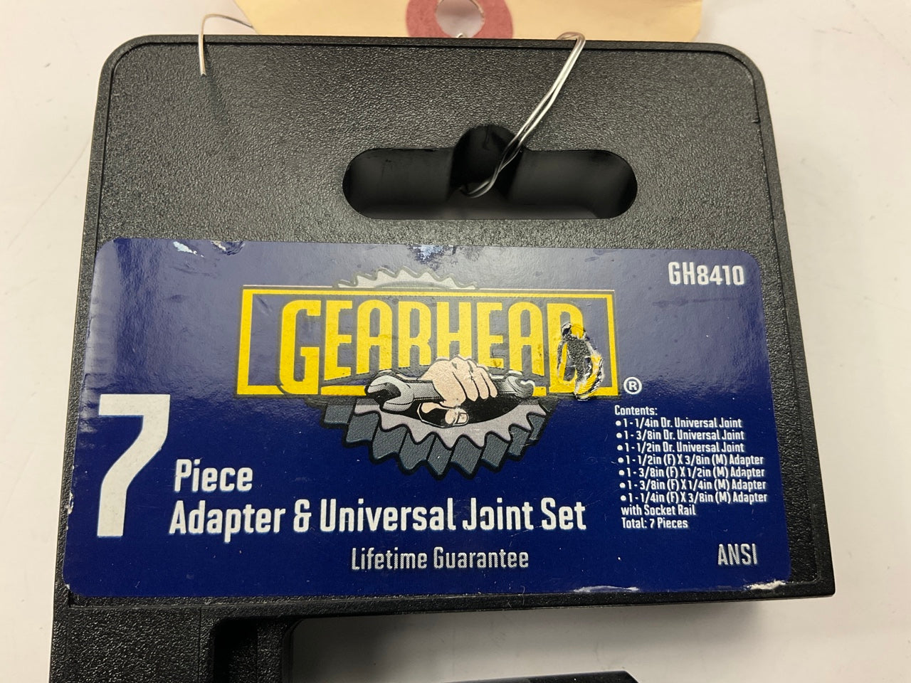 Gearhead GH8410 Socket Adapter & Universal Joint, 7-Piece