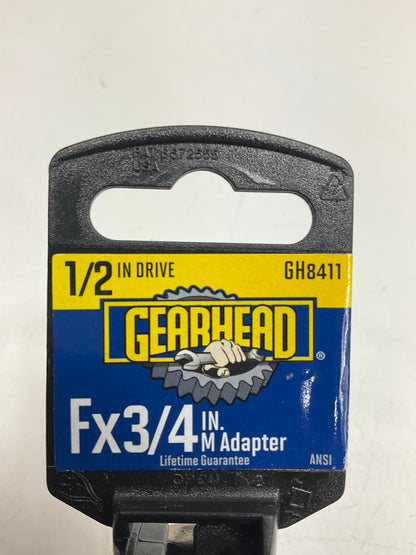 Gearhead GH8411 1/2'' Drive To 3/4'' Socket Drive Adapter