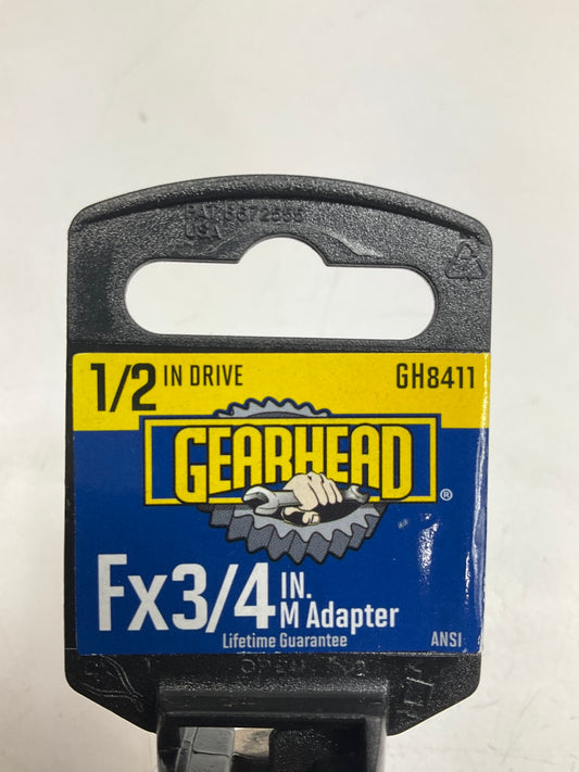Gearhead GH8411 1/2'' Drive To 3/4'' Socket Drive Adapter
