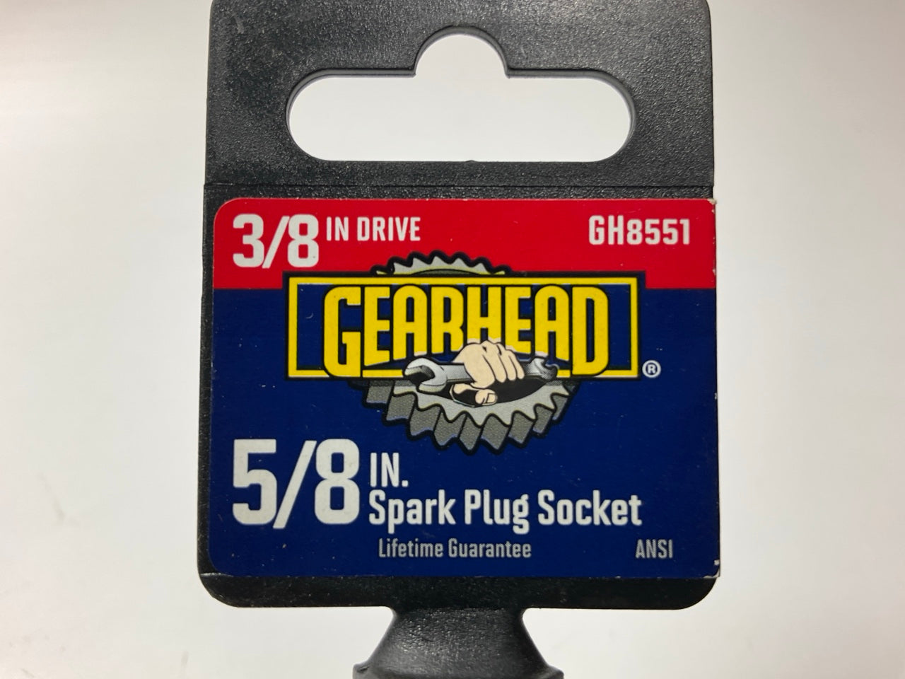 Gearhead GH8551 3/8'' Drive, 5/8'' Spark Plug Socket