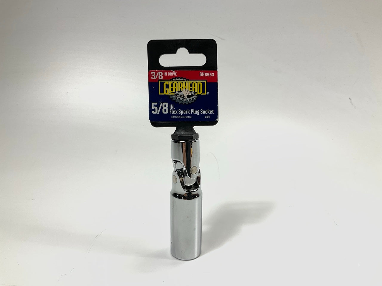 Gearhead GH8553 3/8'' Drive, 5/8'' Flex Spark Plug Socket