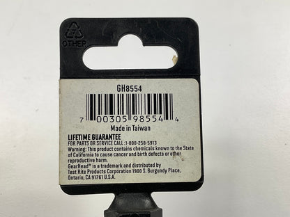Gearhead GH8554 3/8'' Drive, 13/16'' Flex Spark Plug Socket
