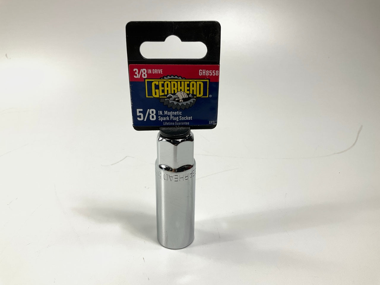 Gearhead GH8558 3/8'' Drive, 5/8'' Magnetic Spark Plug Socket