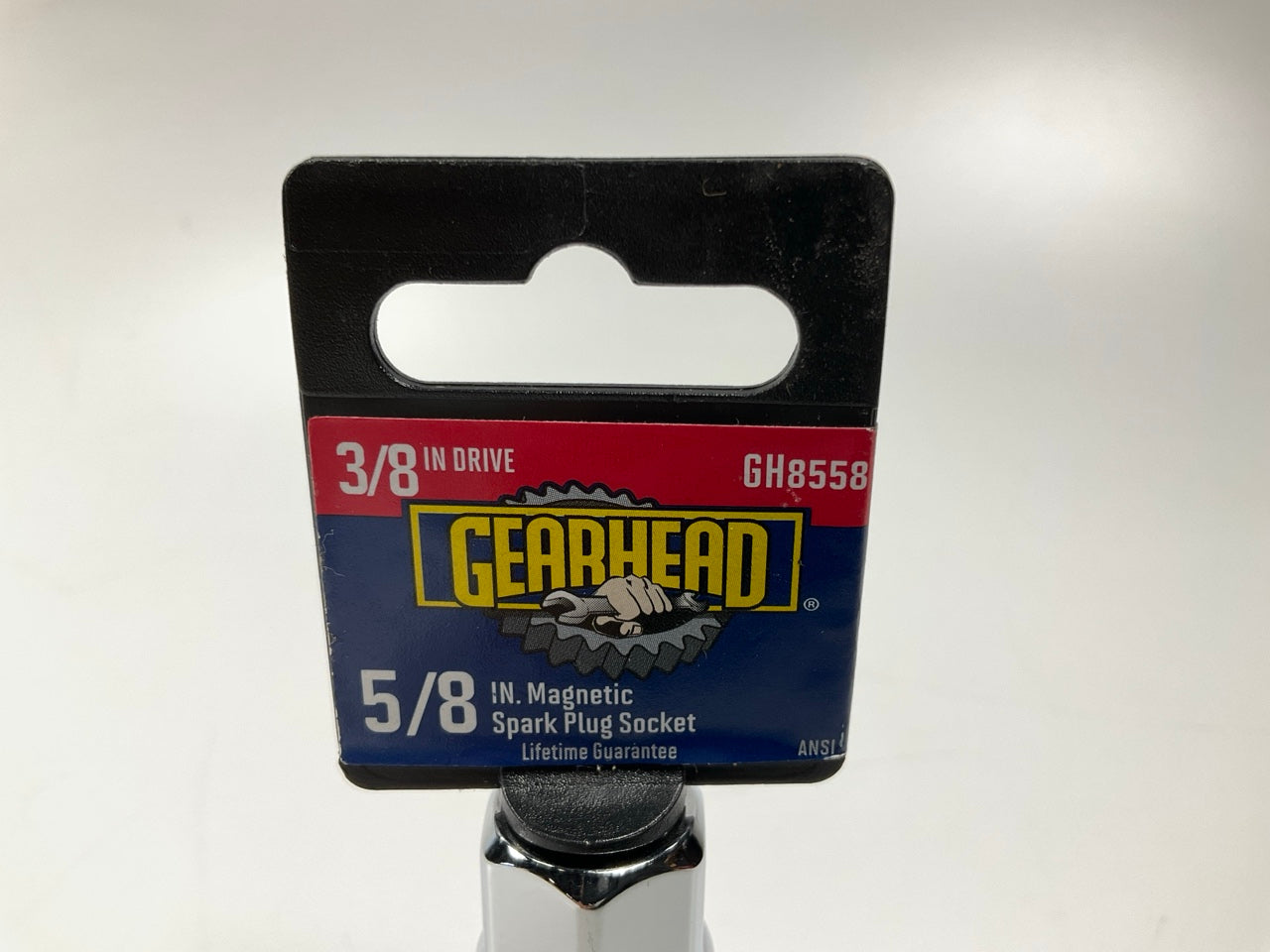 Gearhead GH8558 3/8'' Drive, 5/8'' Magnetic Spark Plug Socket
