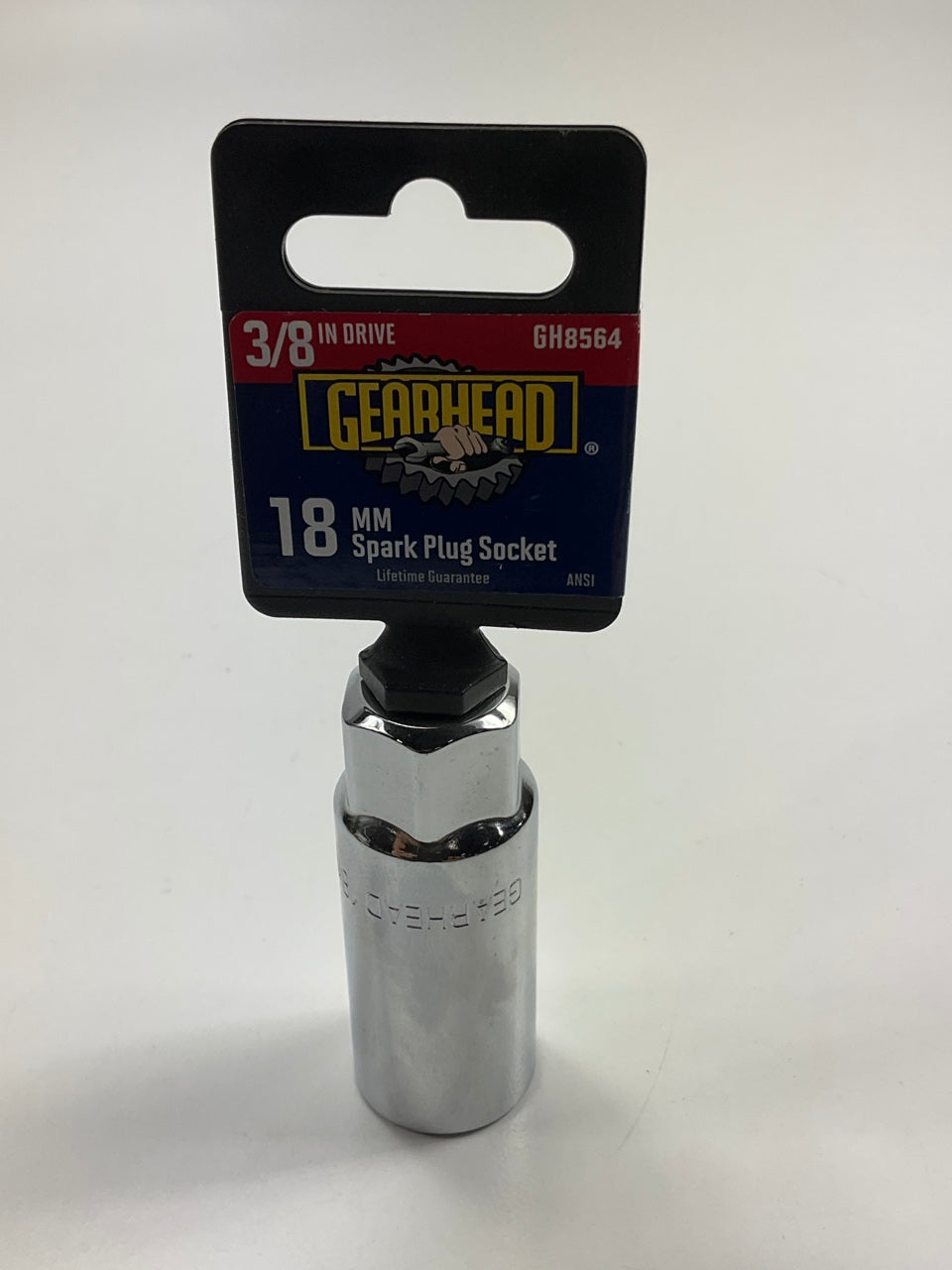 Gearhead GH8564 3/8'' Drive X 18mm Spark Plug Socket