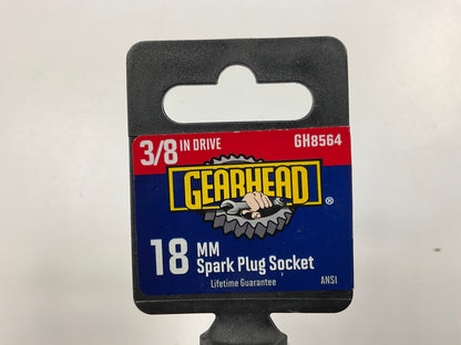 Gearhead GH8564 3/8'' Drive X 18mm Spark Plug Socket