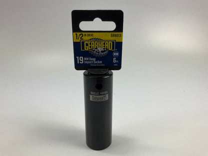 Gearhead GH9013 1/2'' Drive X 19mm Deep Impact 6 Point Socket