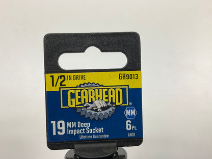 Gearhead GH9013 1/2'' Drive X 19mm Deep Impact 6 Point Socket