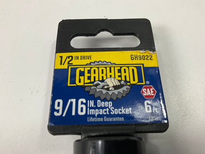 Gearhead GH9022 1/2'' Drive, 9/16'' Deep Impact Socket
