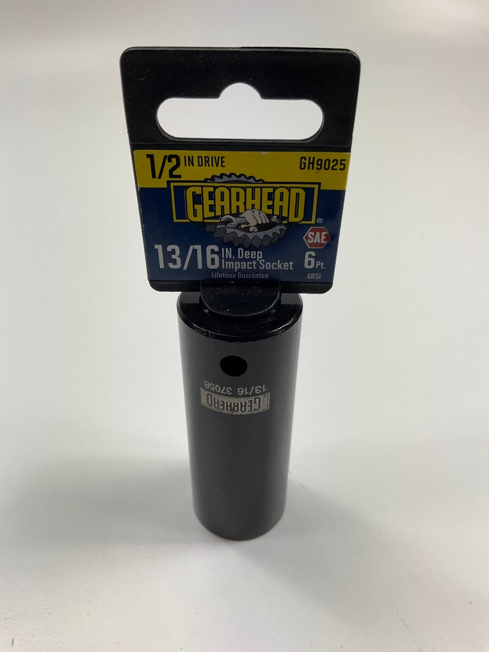 Gearhead GH9025 1/2'' Drive X 13/16 In Deep Impact SAE 6 Point Socket