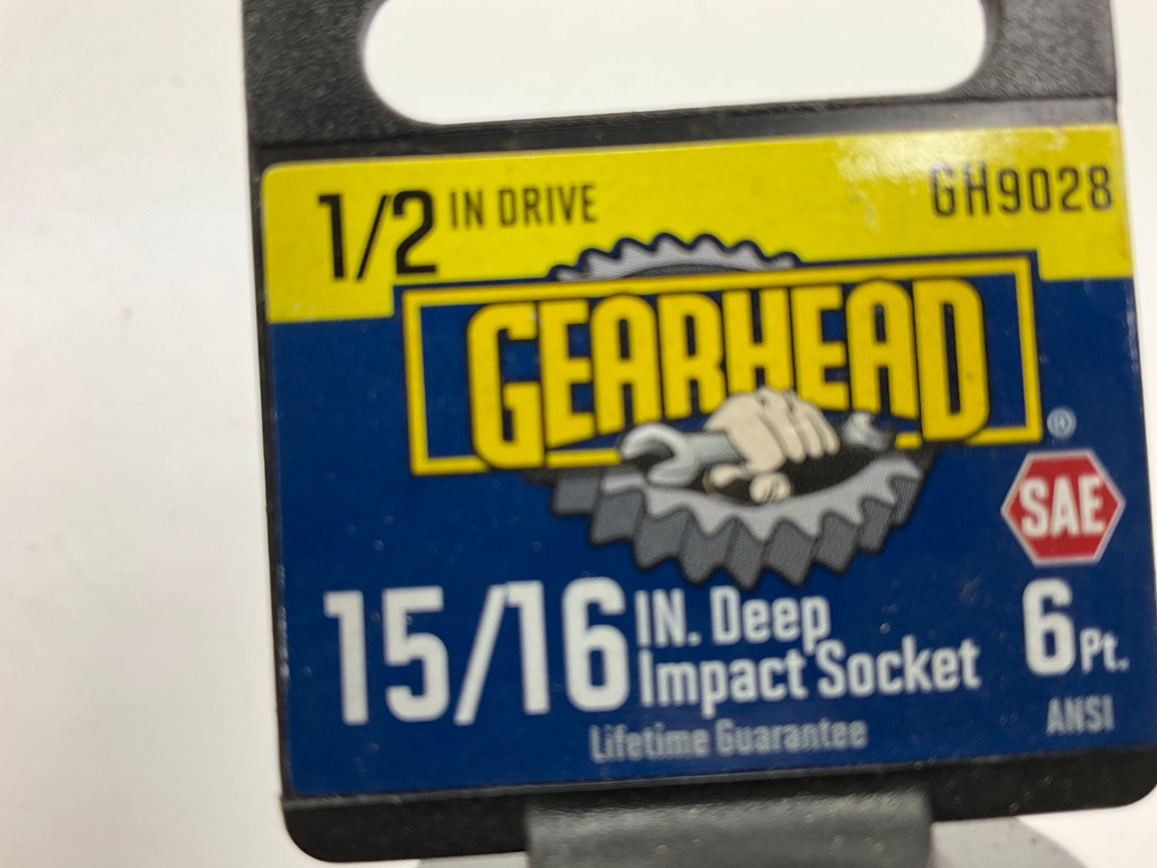 Gearhead GH9028 1/2'' Drive X 15/16'' Deep SAE 6PT Impact Socket
