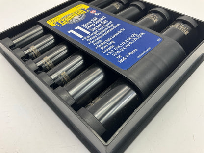 Gearhead GH9100 1/2'' Drive SAE Metric Deep Impact Socket Set - 11 Piece