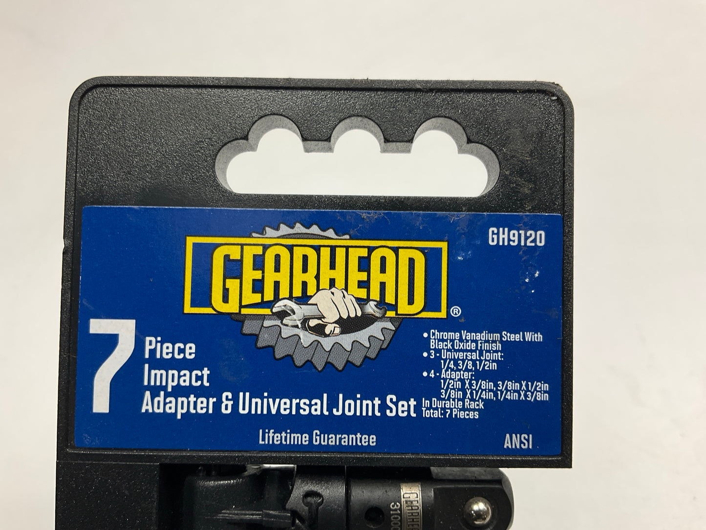 MISSING 1/2'' SOCKET Gearhead GH9120 Impact Adapter & Universal Joint Set 7-Piece
