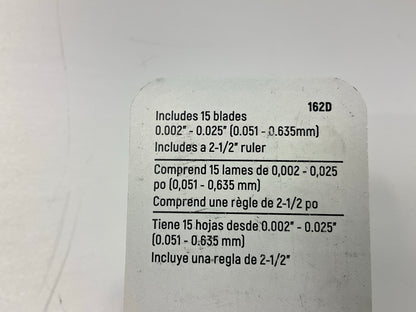 Gearwrench 162D 15 Blade SAE/Metric Feeler Gauge 0.002- 2.025'' (0.051 - 0.635mm)