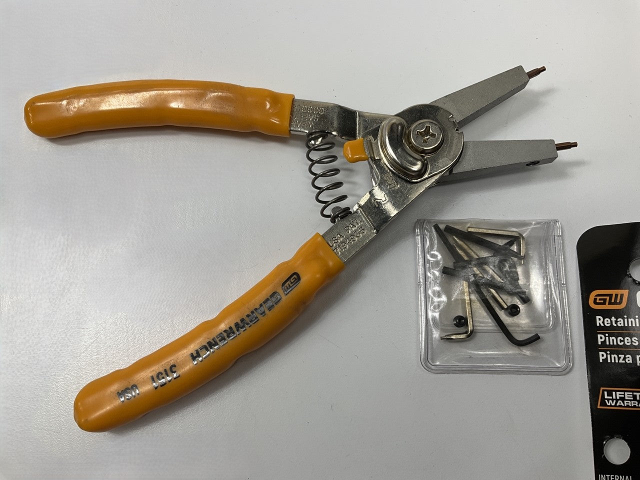 Gearwrench 3151 Large Universal Convertible Retaining Ring Pliers, For Up To 2''