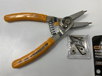 Gearwrench 3151 Large Universal Convertible Retaining Ring Pliers, For Up To 2''