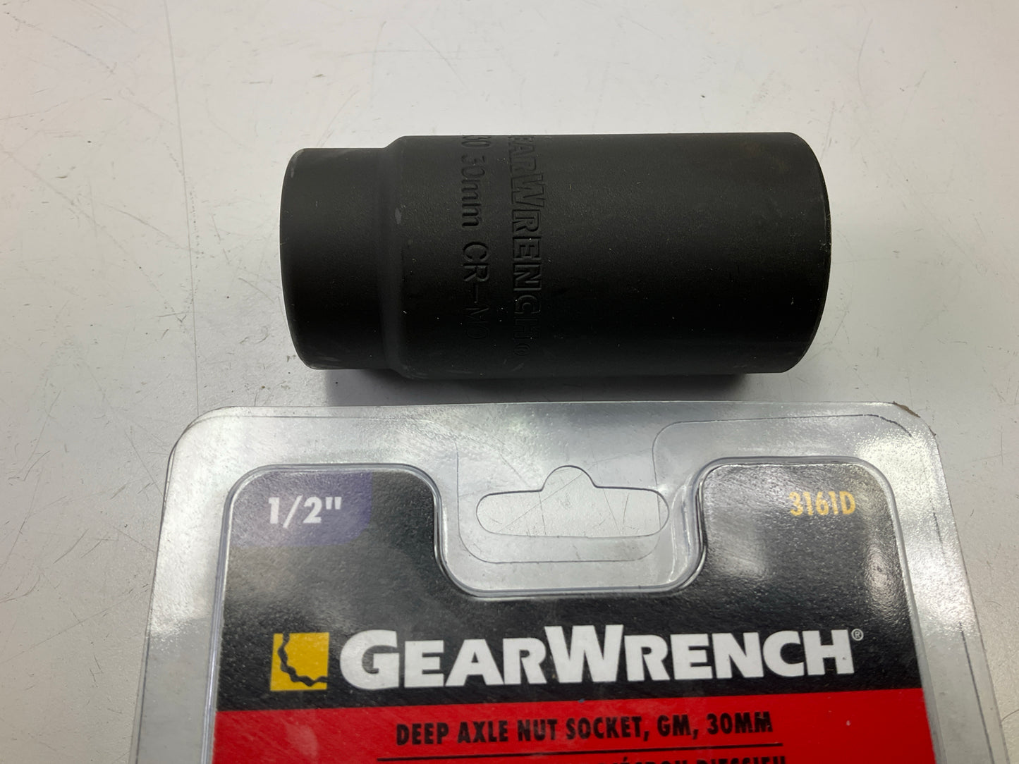 GearWrench 3161D 1/2'' Drive 30mm Deep Axle Nut Socket