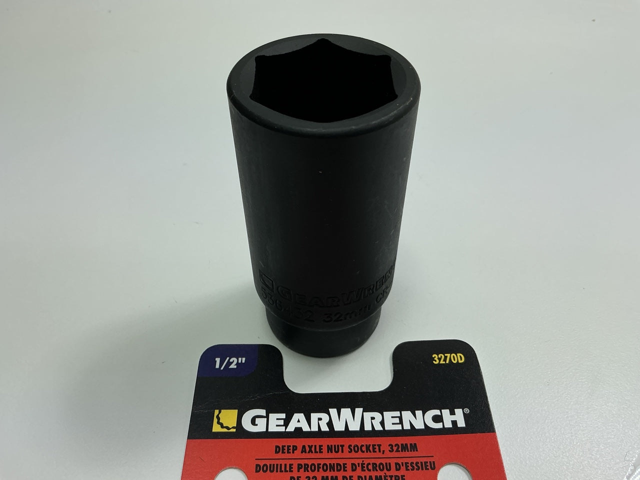 Gearwrench 3270D 32 Mm Deep 1/2'' Drive Deep Axle Nut Socket