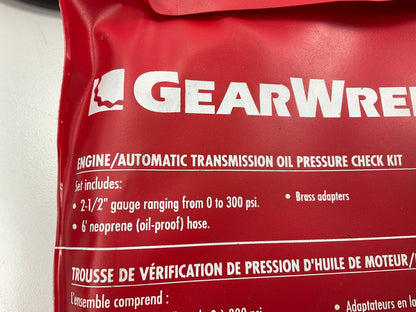 Gearwrench 3343D Engine And Automatic Transmission Oil Pressure Check Tool Kit