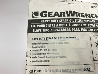 GEARWRENCH 3529D -3/8'' & 1/2'' Drive Heavy-Duty Oil Filter Strap Wrench